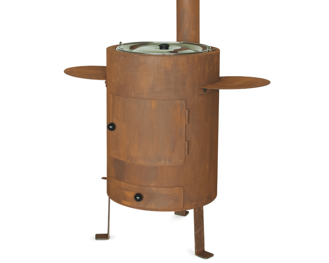 Outdoor - und Fondue - Ofen DELUXE rost - kitchen - more.ch