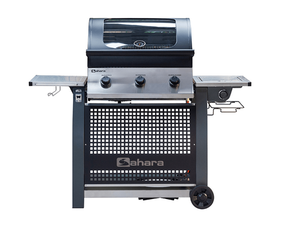 Sahara S375 Gasgrill BBQ mit 4 Brennern und Seitenkocher - kitchen - more.ch