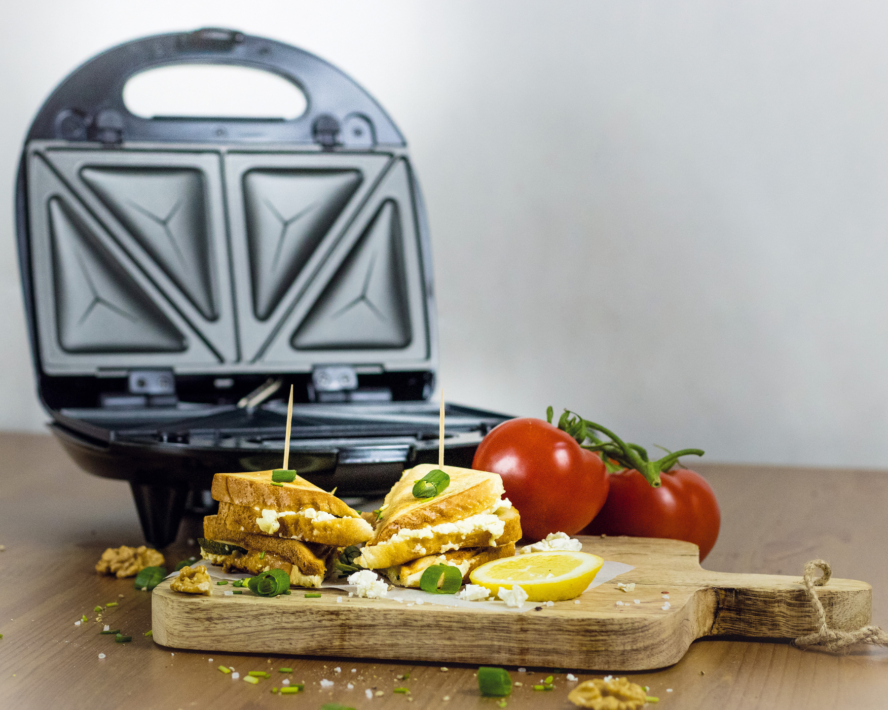 Sandwich-Toaster mit auswechselbaren Platten von rotel